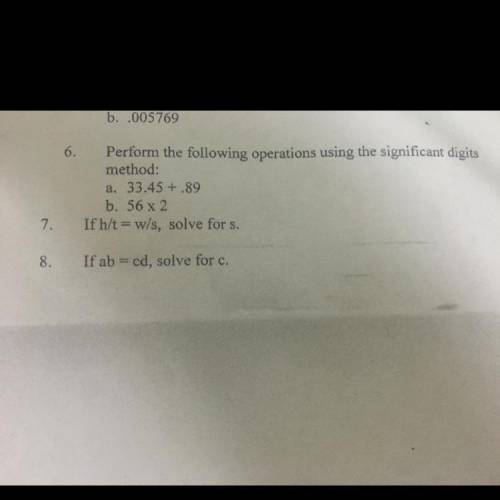 Help me with questions 6-8
Asap please