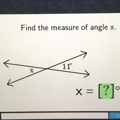 Find the measure of Angle X.