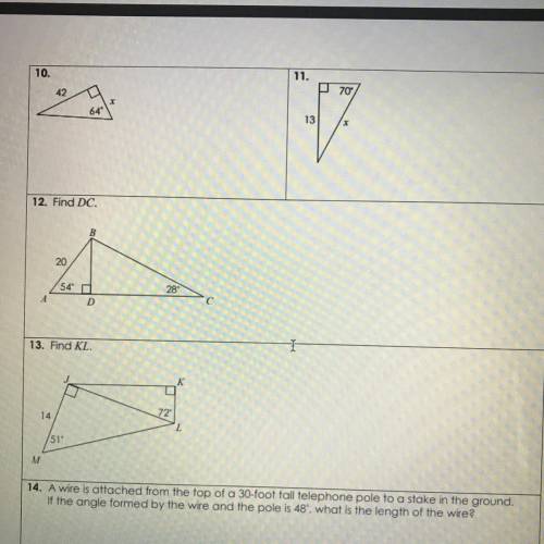 Can somebody do all this using trigonometry?