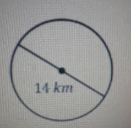 Find the circumference and the area for this shape ​