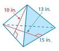 Find the surface area of the regular pyramid. Write your answer as a decimal.

help me please..