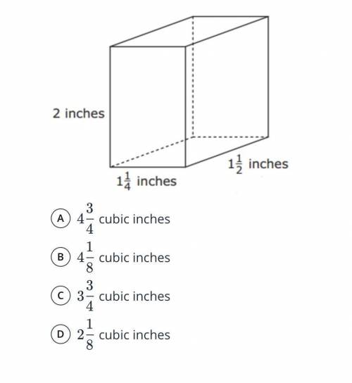 What is the volume of the right rectangular prism below?
​
​