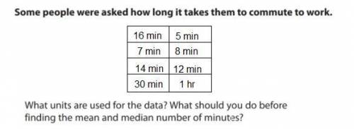 Help please.

A Minutes are being used for the data, we must convert the hour to minutes.
B Hours