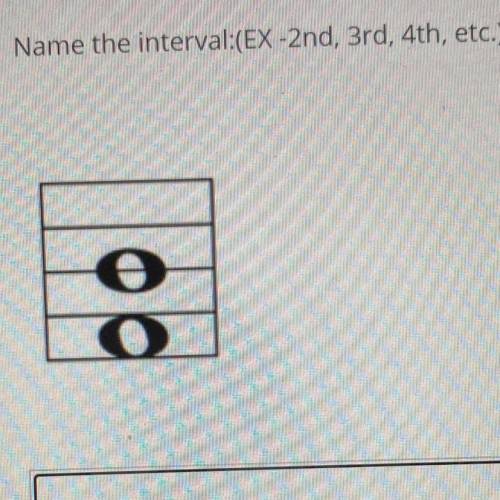 Name the interval:(EX -2nd, 3rd, 4th, etc.)