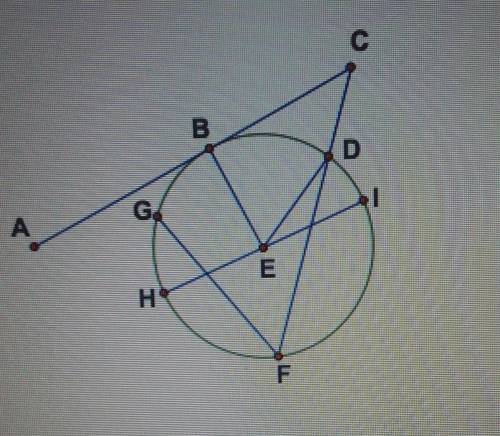 PLSSSSS HELP NO LINKS 13 POINTS identify a diameter of circle a) AC b) HI c) EB d) GF​
