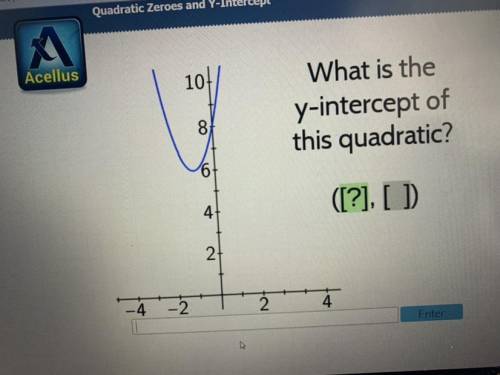 What is the y-intercept of this quadratic? Pls help