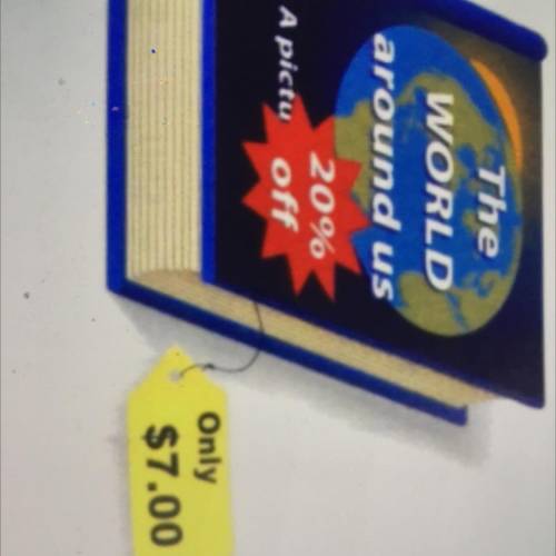 A book had a sale and it was 20% off. the price now is $7.00. What was the original price?

show w