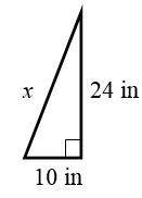 Find x in the following right triangles please help!! :D will award brainliest <3