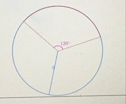 What is the length of the arc?

Either enter an exact answer in terms of 7 or use 3.14 for A and e