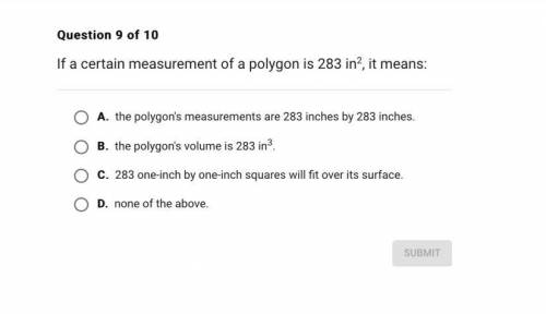 A polygon is 283 in it means ?