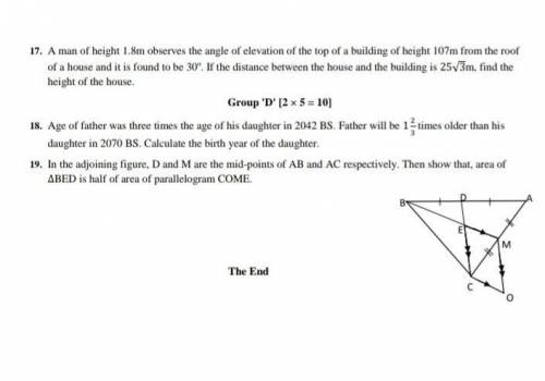 Maths test part-2help needed​