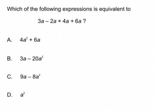 Which one these following expreessions are equivalent to :