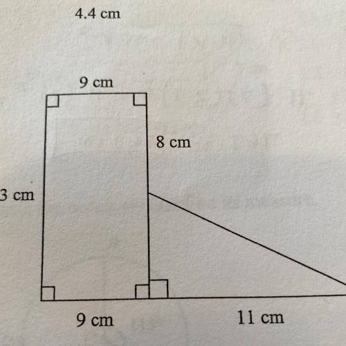 Find the area. the figure is not drawn to scale.