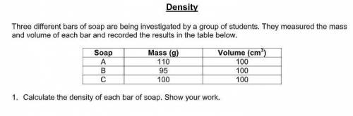How do I calculate the density