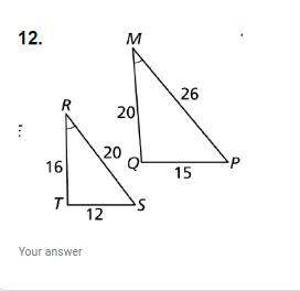Determine whether the triangles are similar. If they are, write a similarity statement. Explain you
