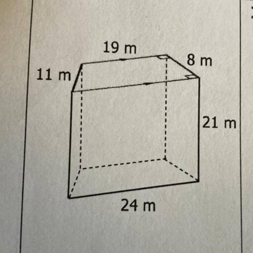 Find volume and surface area of this figure