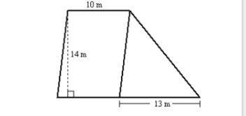 A parallelogram and a triangle have been connected along one side as shown below. What is the area