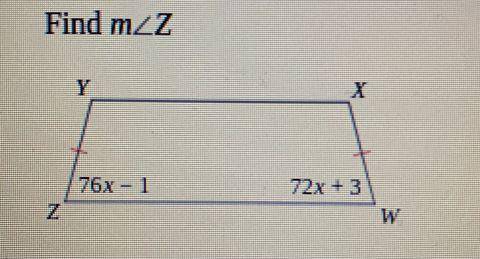 NEED HELP‼️‼️ 20 points‼️
Find the measurement of the angle indicated for each trapezoid.