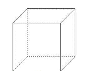 (a) Consider the cube shown below. Identify the two-dimensional shape of the cross-section if the c