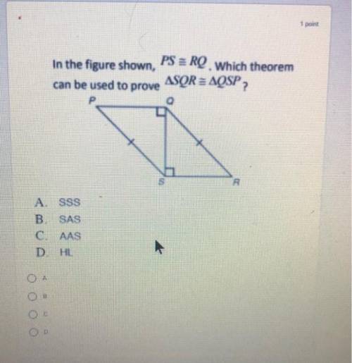 What is the correct theorem?
