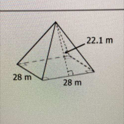 Find surface area and volume