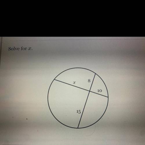 Solve for x. (URGENT)