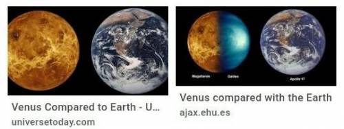 How are Earth and Venus the same?