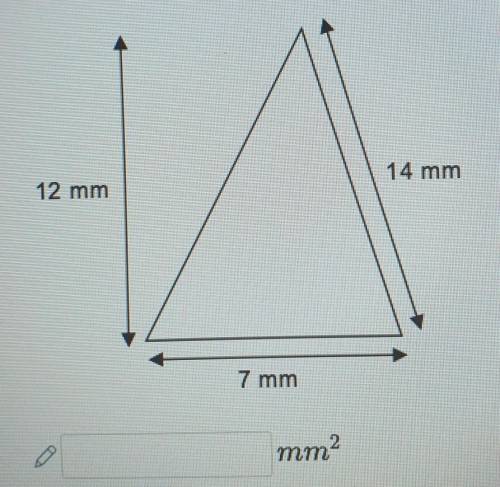 Find the area of this triangle please help me!❤​