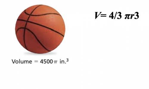 Please calculate the volume of the sphere !