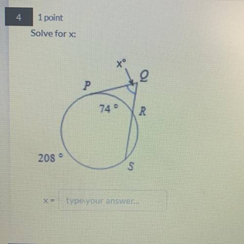 Solve for x.
need help desperately this is 18 days late lollll