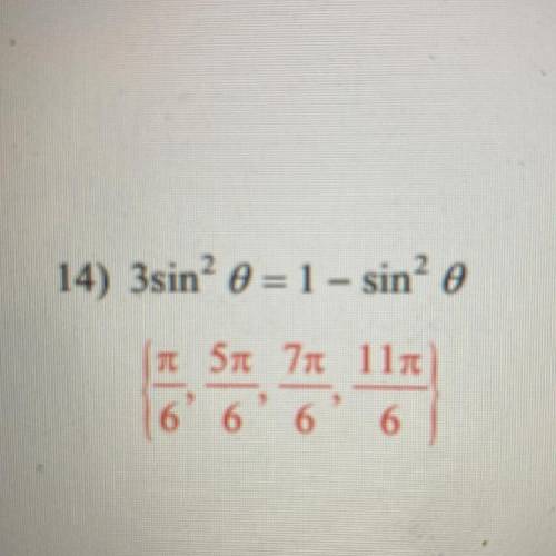 3sin^2(theta)=1-sin^2(theta)
