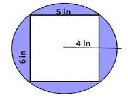 What is the area of the shaded Region? (Answer to the Nearest Tenth)