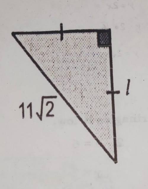 Using the 45o −45o −90o Triangle theorem.Solve this triangle.​