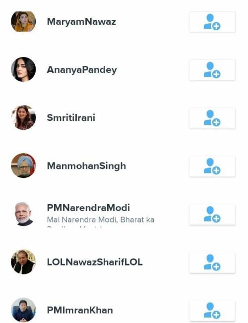 So many ministers, actress and Prime Ministers in my Following xD​