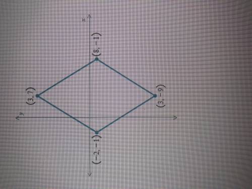 What is the area of the rhombus? 
(attachment)