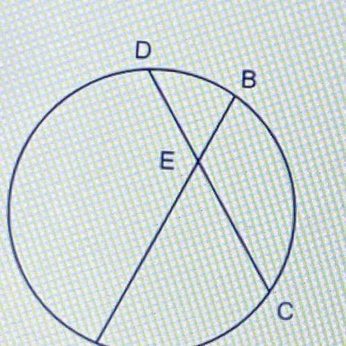 *PLEASE HELP*

 In the circle above, DE = 2, CE = 6, and BE = 3.
What is the measure of EA?
A) 2
B