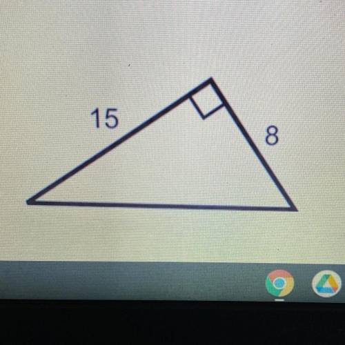 YALL HELP‼️‼️‼️ 
It says to find the missing side of the triangle⁉️