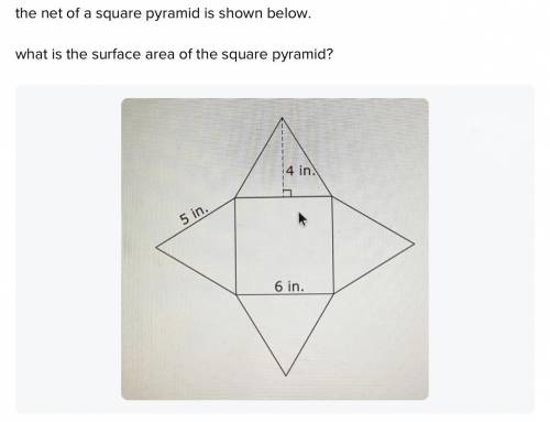 20 POINTS i’ll appreciate it sm <3
the net of a square pyramid is shown below.