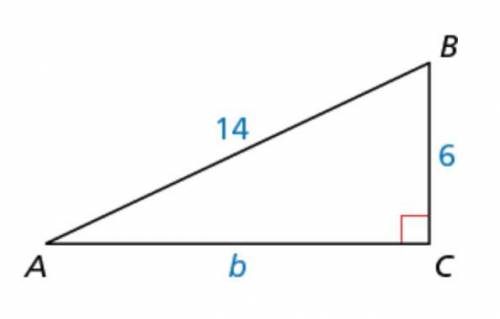 Solve the right triangle.