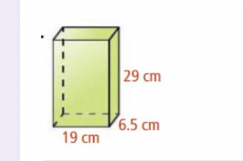 PLEASE HELP, MARKING BRAINLIEST !!!
What is the surface area of the prism ?