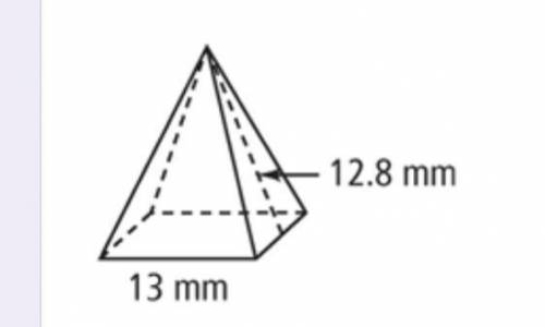 PLEASE HELP, MARKING BRAINLIEST!!!
What is the volume of the square pyramid?