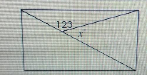 Tell whether the angles are adjacent or vertical then find the value of x.​