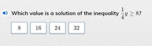 Which value is a solution of the inequality