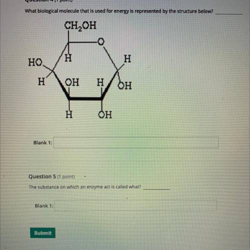 What biological molecule that is used for energy is represented by the structure below?