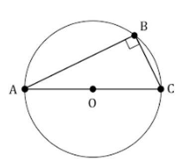 Chord AB=24 inches. Chord BC=7 inches. Find the circumference of this circle in terms of pi. Please