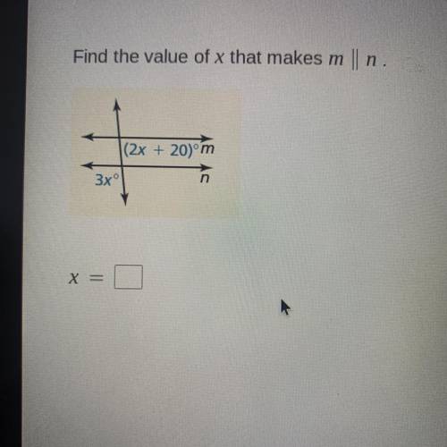 Find the value of x that makes m | n
Help Porfasss