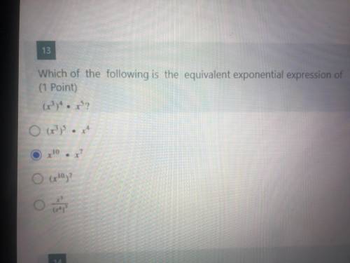 Can anyone help me find the equivalent expression for this problem, please.
