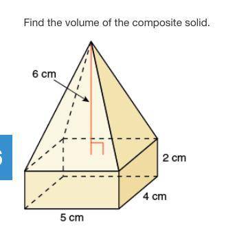 Find the volume of the composite solid