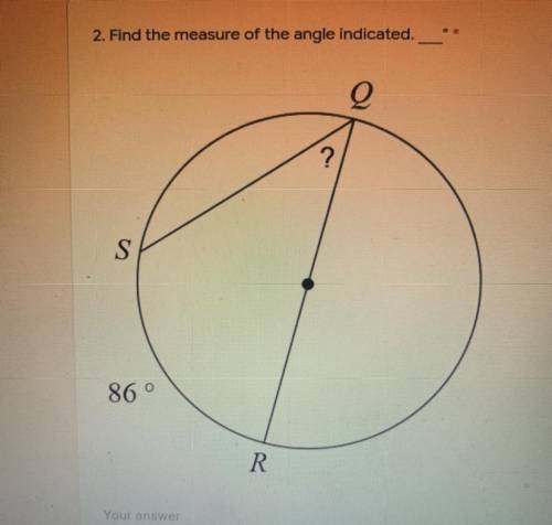 WHATS THE MEASURE OF THE ANGLE INDICATED?
GEOMETRY/PLS HELP/GOD BLESS