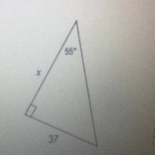 Trigonometry to solve for missing angles or side